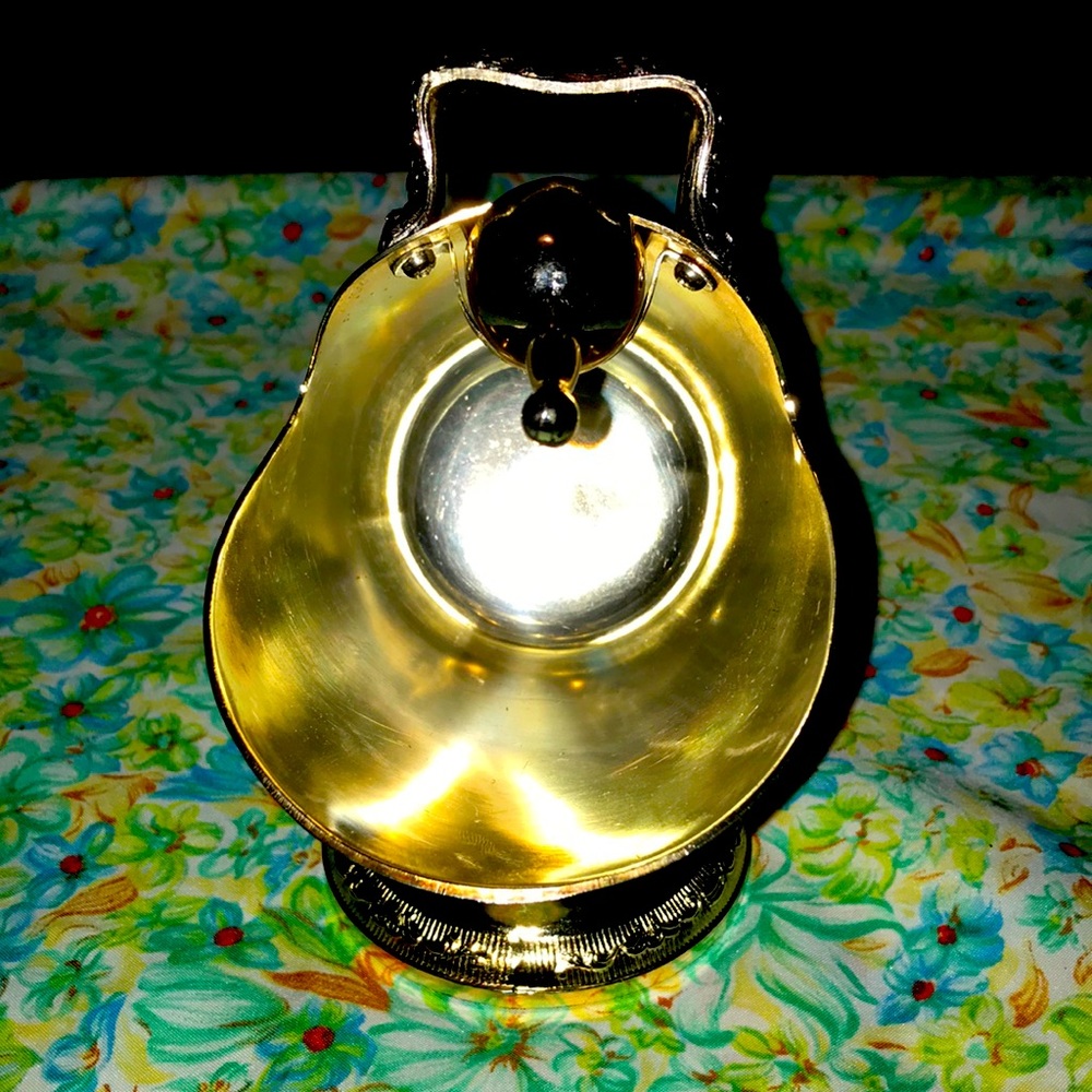 Vintage sugar scuttle with scoop